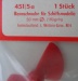 Rennschdraube Ø 50 mm, 2-flüglig, linkslaufend, f. Welle M 4