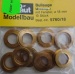 Bullauge Ms Ø 18mm, innen 13 mm, 10 Stück