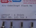 ALU-Gabelkopf, flach, M 4,  4 Stück  - NEU -