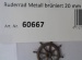 Ruderrad Metall brüniert 20 m