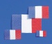 Flagge Frankreich 17x25 mm, 2 Stck.