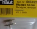 Klampen, Metallguss, vernicktelt, L/B/H 18x5,5x8 mm, 2 St.