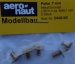 Poller Metall  brüniert, Höhe 7mm, 5 Stück