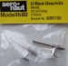 U-Boot-Geschütz, Metall, 2 Stück,  33mm lang