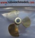 Schiffsschraube, Messing, 3-Blatt, 35 mm, M 4 links