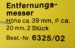 Entfernungsmesser (Plastik) Ø 20 mm, 39 mm hoch, 2 Stück