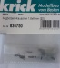 Augbolzen+Kauschen 1,8x8 mm (20 Stück)