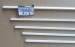 5 Stück Plastikprofil 4-Kant, 1000 mm lang, 3 x 3 mm