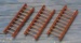 Niedergang 20 x 60 mm, Treppen aus Holz montiert