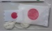 Flagge Japan   2Stk.,  ( 1 x42 x 27 mm, 1 x 35 x 15 mm)