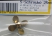 Schiffsschraube, messing, M 4, Ø 25 L, 4-Blatt