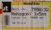 MAHAGONI-Vierkantleisten   3 x 5 mm, 1 m lg, 10 Stück, vorr.