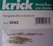 Relingstütze 20mm 2 Durchz(10 Stück)