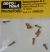 Ösenschrauben, Messing, Gewinde M 2 mm, 10 Stück