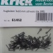 Augbolzen Ø 3 mm, Länge 10 mm, Farbe schwarz (ca.100 Stück)