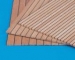 Bootsdeck Mahagoni, Zwischensch. schwarz, Brettstärke1,5 mm