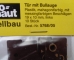 Tür (plastik) L mit Bullauge,mahagonifarbig 19x10 mm, 10 St.