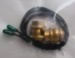 Postionslaternen, 3 V, grün, Ø 12x10 mm, Messing, 2 Stück