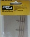 Relingstreifen, 3 zügig,  7mm hoch, 250 mm lg., 10 Stück