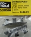Dreifach-Poller  10 mm,  (Metall brüniert), 2 Stück