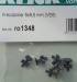 Kreuzpoller 6 x 6 mm, 6 Stück