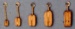 Klumpblock, Holz, 2 Rillen, hell, mit Ring f. Beschlag, 7 mm