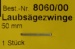 Laugsägezwinge 50 mm