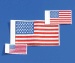 Flagge USA 30x45 mm, 2 Stck. - wieder lieferbar /1.7.2023 -