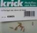 Coffienägel, Holz, Nussbaum,  8 mm, 10 Stück