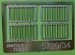 Lü³ftungsgitter eckig 24x13,5 mm, 4 Stück