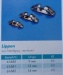 Lippe Chrom Metall 9mm, 10 Stück