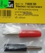 STECKER rot/schwarz, 1 Paar