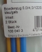 BOWDENZUG 5,0/4,0/1220 mm, L/B/H,  2 Stück
