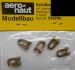 Schäkel ohne Rolle, messing, 5 Stck., 12x7x5 mm