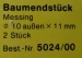 Baum-Endstück, messing, 2 Stück
