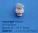 Ankerspill mit Handrad, Metall, 13 x 12 mm hoch, 5 Stück