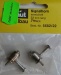 Signalhorn, vernickelt, 22 mm lang, 2 Stück