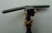 Messingruder 46 x 31 mm Rohr + Ruderhebel