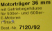 Motorträger 36 mm, mit Getriebegehäuse - vorrätig -