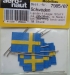 FLAGGE SCHWEDEN  (Seide), beidseitig bedruckt