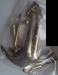 Admiralsanker 85 x 70 mm, Metall vergoldet, 2 Stück