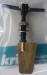 Messingruder 40 x 26 mm Rohr + Ruderhebel