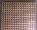Riffelblech, metall messingfarbig, 40 x 250 mm