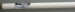 Plastik-Halbrohr, Breite 10 mm, 1 m lg., Wandstärke 1,00 mm