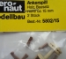 Ankerspill, Holz, Bausatz, ca. 15 mm hoch, 2 Stück