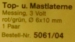 Top- und Mastlaternen 3V,Ø 6mm, Höhe 10 mm, grün/rot, 1 Paar