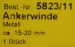 Ankerwinde M.  15 x 20  mm