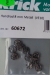 Handräder, 8 mm, Metall, 10 Stück