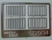 Lü³ftungsgitter eckig 24x13,5 mm, 4 Stück