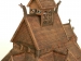 Gol Stabkirche 1:87 Baukasten
